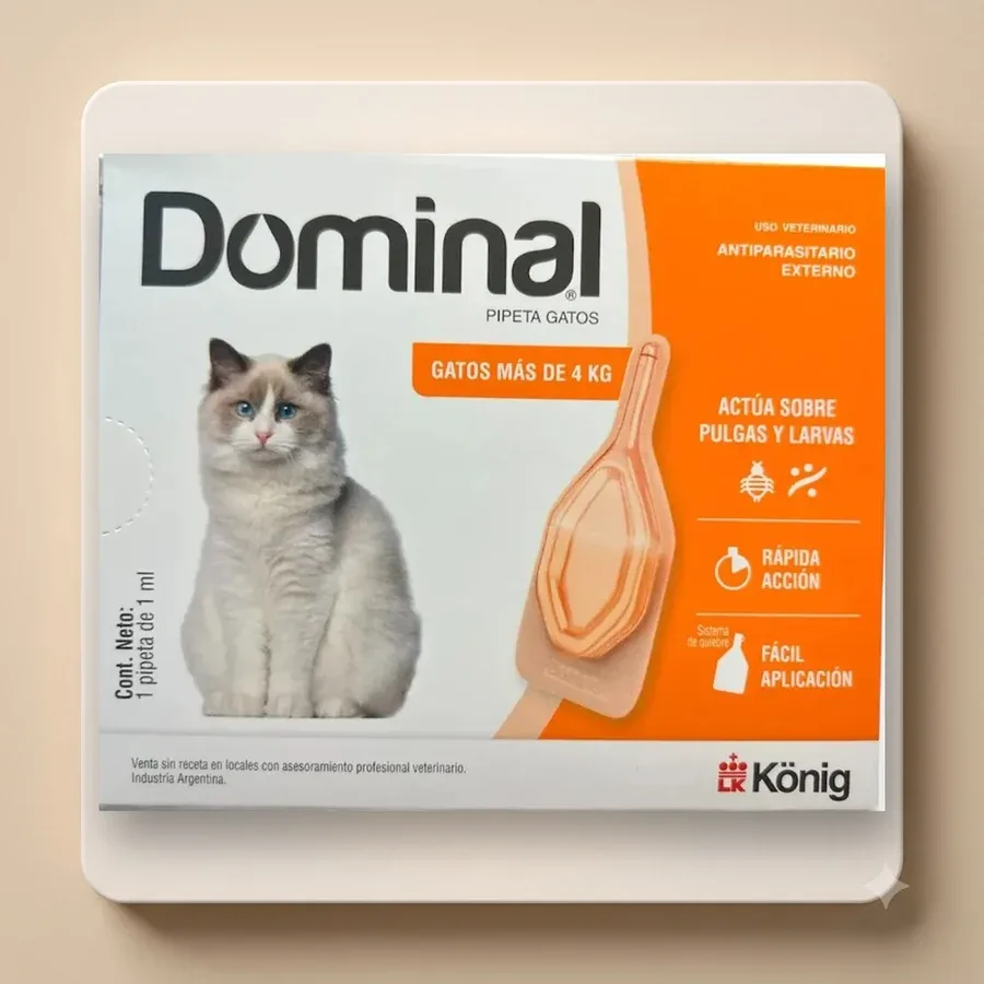 Pipeta DOMINAL gato más de 4 kg