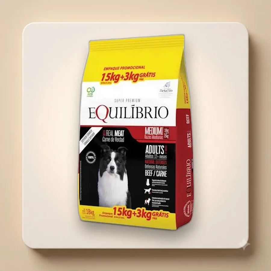 Equilibrio carne raza mediana 15+3kg
